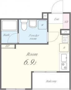 ランドヴィル千住柳町の間取り図