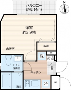 ピアコートＴＭ東武練馬五番館の間取り図