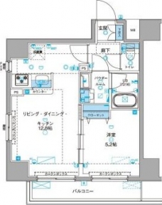 ジェノヴィア浅草Ⅲグリーンヴェールの間取り図