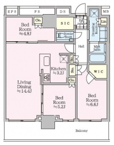 ザ・タワー十条の間取り図