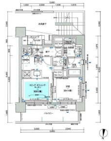 スタジオデン西川口の間取り図
