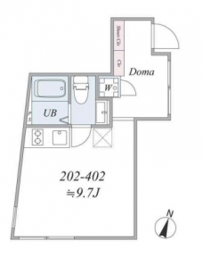 the trias ikebukuroの間取り図