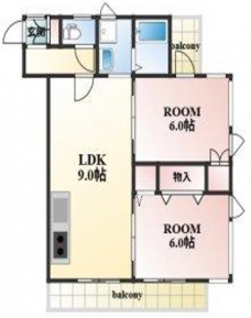ベールシャンテ南長崎の間取り図