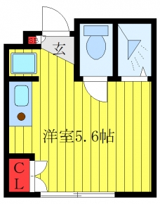 ライフ小竹向原の間取り図