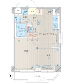 ルーブル上板橋の間取り図