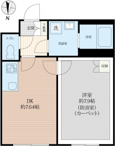 ラシクラス上板橋の間取り図