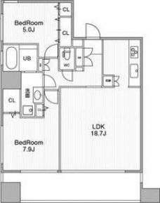 アーバンフラッツ池袋プレミアムの間取り図