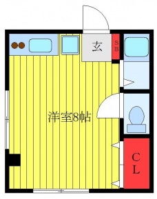 エスポワール春日の間取り図