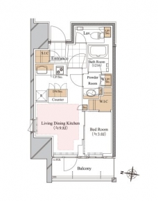 ブランシエスタ白山の間取り図