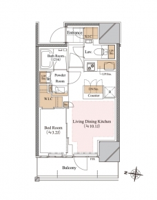 ブランシエスタ白山の間取り図