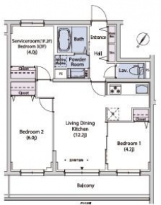 Weave Base -Heiwadaiの間取り図