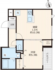フィカーサ神領堀の間取り図