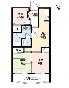 ノーブルクレインの間取り図