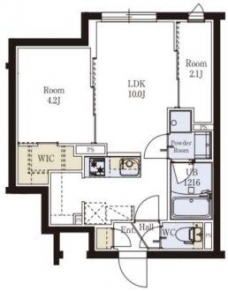 プロスタイルウェルス東武練馬Ⅱの間取り図