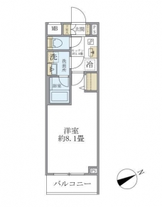 クレアポルテ川口元郷　の間取り図