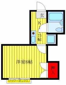 光ビルの間取り図