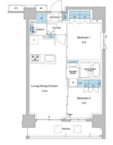 ルフォンプログレ志村坂上の間取り図