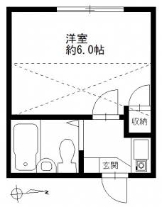 クラレンス上青木西の間取り図
