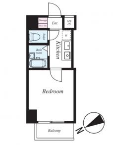 菱和パレス文京南の間取り図