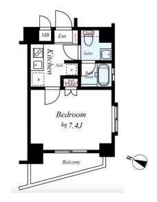 ADESSO SHIMURA UNIFORT DESIGNの間取り図