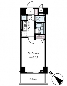 LE-LION akabaneⅡの間取り図