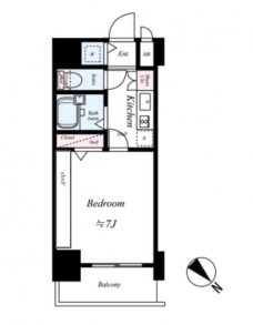 ステージファースト本駒込の間取り図