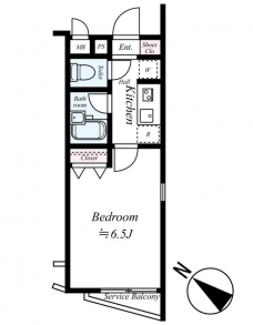 ユナイテッドグロー文京白山の間取り図