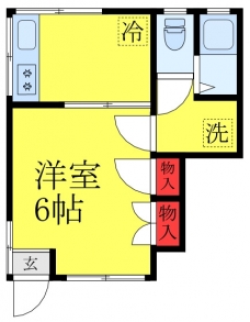 なかむら荘の間取り図