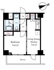 サンパレス駒込壱番館の間取り図