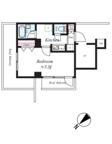 ARTESSIMO SHIMURASAKAUEの間取り図