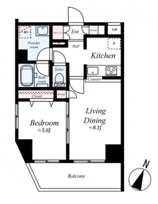 GENOVIA王子神谷skygardenの間取り図