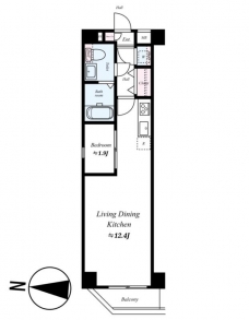 ARCOBALENO DAISHIMAEの間取り図
