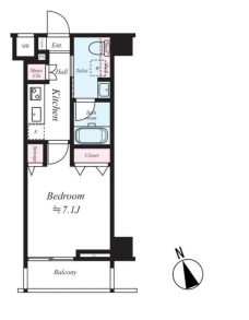 クレヴィスタ板橋西台Ⅲの間取り図