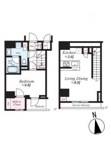 GROWS綾瀬の間取り図