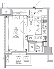 セジョリ板橋桜通りの間取り図