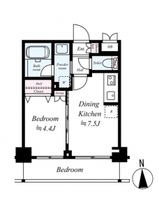 ダイナシティ高田馬場の間取り図
