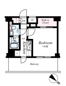 AZEST北赤羽の間取り図