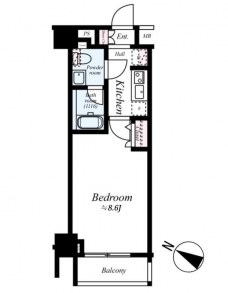 プレール・ドゥーク下板橋の間取り図
