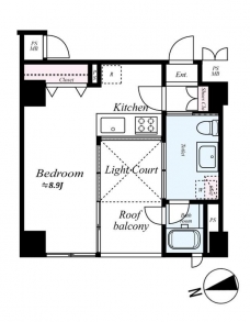 レックス目白プライムシティの間取り図