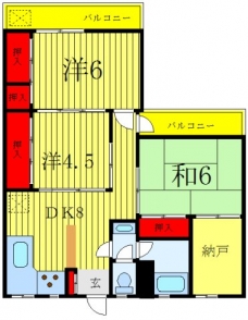 弥生ビルの間取り図