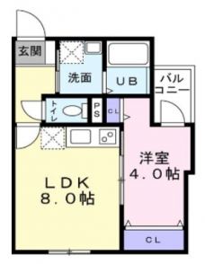 EIJU富士見台駅前の間取り図