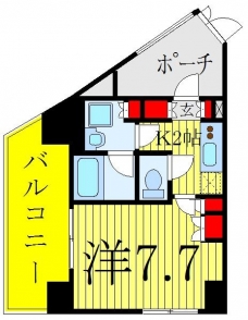 ＨＦ正光寺赤羽レジデンスⅡの間取り図