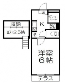 あかるハイム１９の間取り図