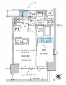 プレミスト板橋の間取り図