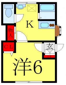 前川第２コーポの間取り図