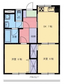 SKハイツ芝新町の間取り図