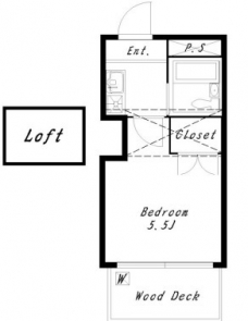 TKハイツの間取り図
