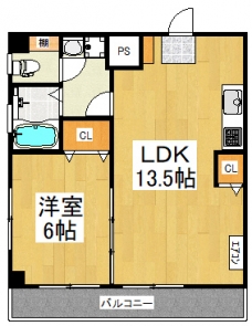 永井マンションの間取り図