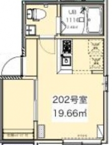 成増３丁目アパートの間取り図