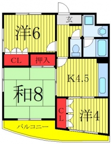 IWAI MANSIONの間取り図